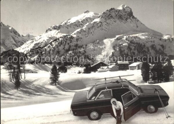 Autos Ford Berge Skiausrüstung