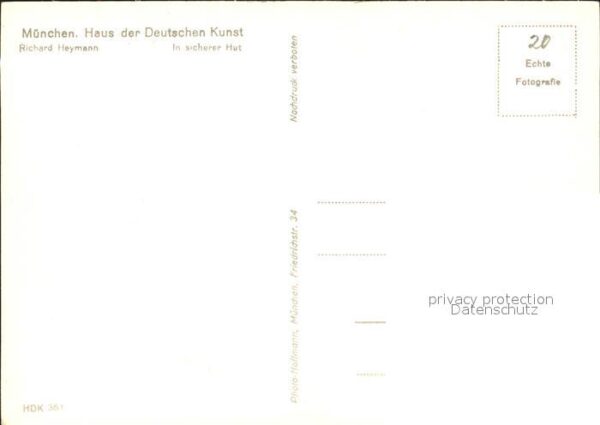 Verlag HDK Nr. 361 Richard Heymann In sicherer Hut – Bild 2