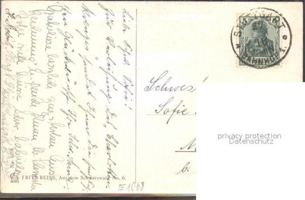 Reiss Fritz Aus dem Schwarzwald Nr. 6 Schwarzwaldha – Bild 2