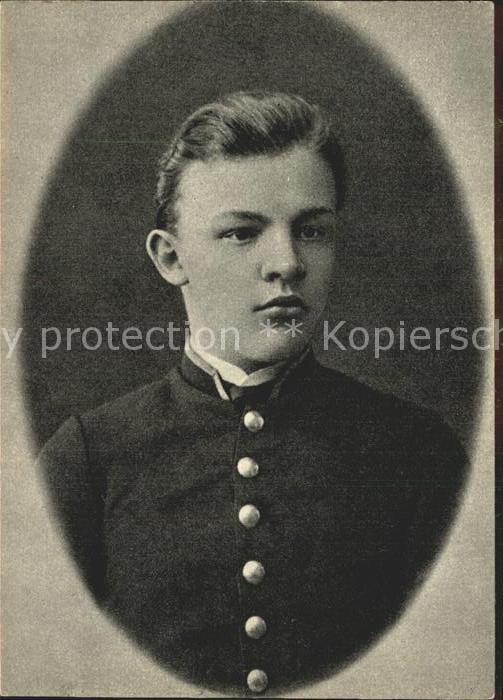 Politiker Wladimir Iljitsch Lenin Graduation from
