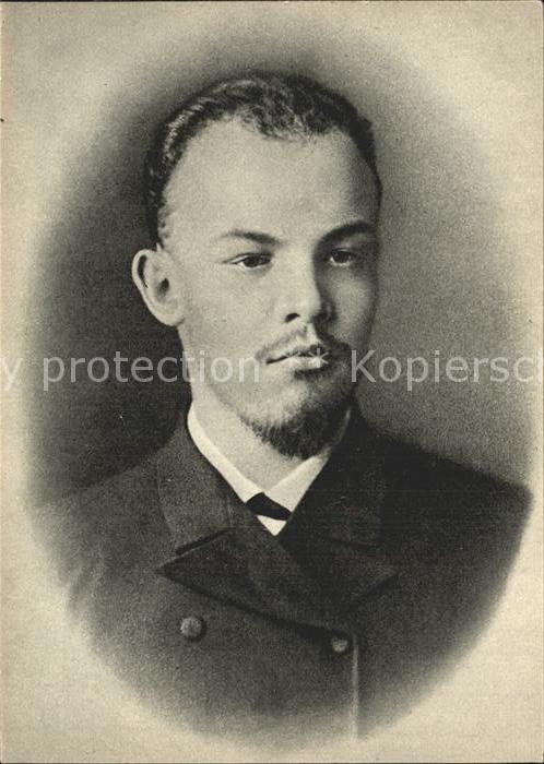 Politiker Wladimir Iljitsch Lenin as a student Sa