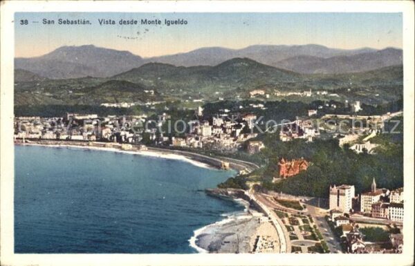 San Sebastian  Pais Vasco ES Vista desde Monte Igueldo