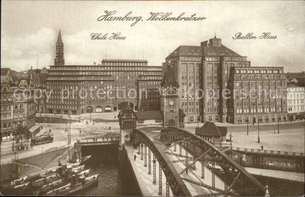 Hamburg Wolkenkratzer Chile-Haus Ballin-Haus
