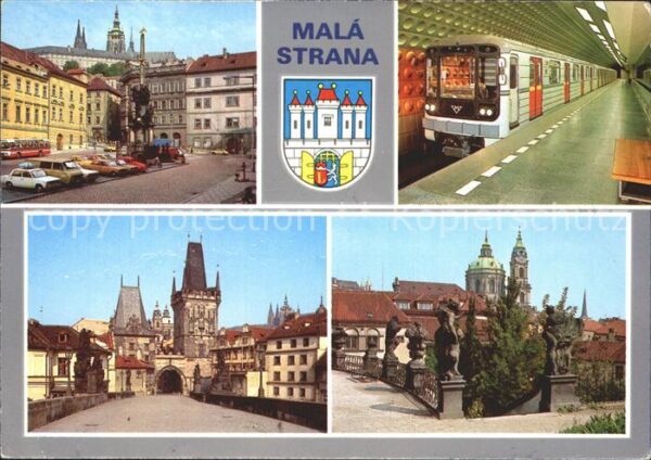 Praha Prahy Prague Mala Strana Metro