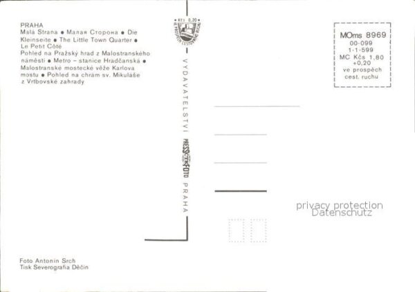 Praha Prahy Prague Mala Strana Metro – Bild 2