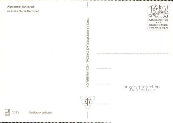 Innsbruck Andreas-Hofer-Denkmal – Bild 2