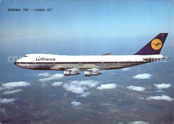 Lufthansa Boeing 747 Jumbo Jet
