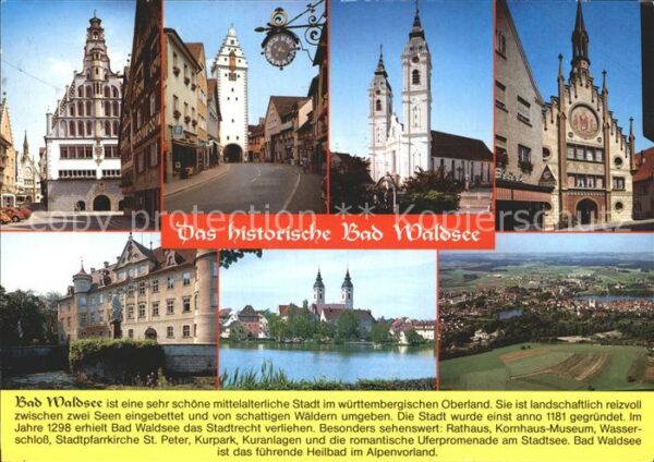Bad Waldsee Rathaus Kornhaus-Museum Wasserschloss S