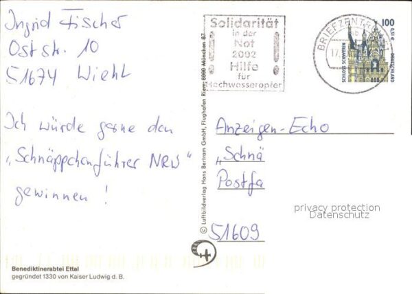 Ettal Benediktinerabtei Ettal Fliegeraufnahme – Bild 2