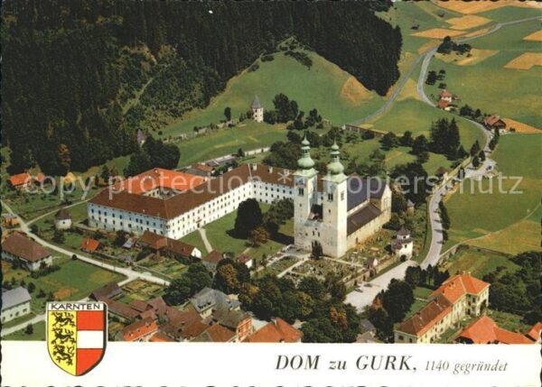 Gurk Dom Fliegeraufnahme