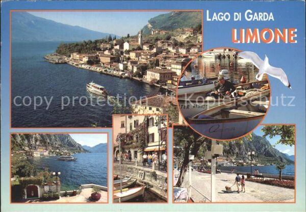 Limone sul Garda Boot Fähre Promenade
