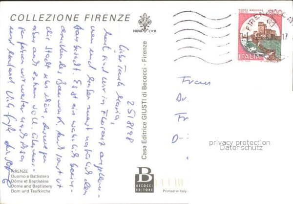 Firenze Florenz Dom Taufkirche – Bild 2