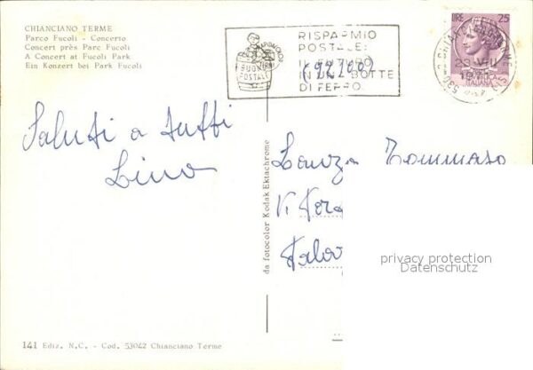 Chianciano Terme Konzert Park Fucoli – Bild 2