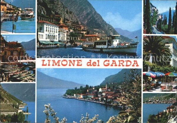 Limone sul Garda Fähre Cafe Boot