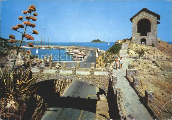 ALASSIO Savona Liguria IT Flowers Riviera Little Chapel Harbour