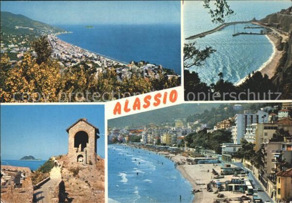 ALASSIO Savona Liguria IT Kapelle Strand