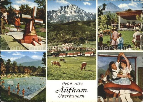 Aufham Anger Minigolf Hochstaufen Kurpark Schwimmbad