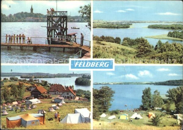 Feldberg Mecklenburg Badeanstalt Zeltplatz