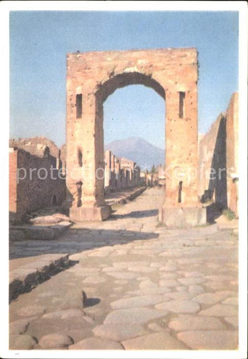 Pompei Arco detto di Caligola Sulla via di Mer