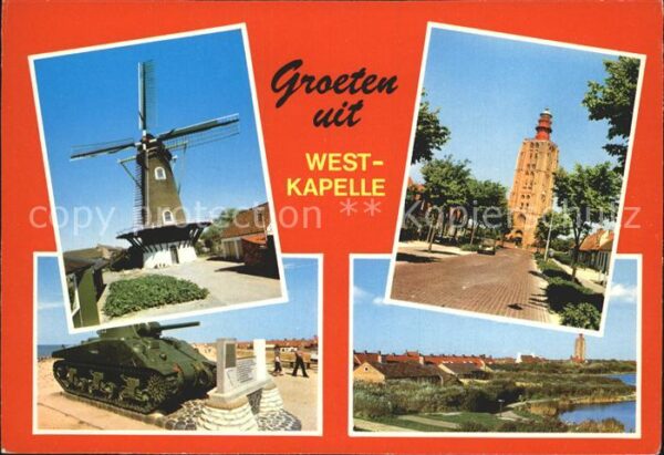 Westkapelle Netherlands Panzer Windmühle