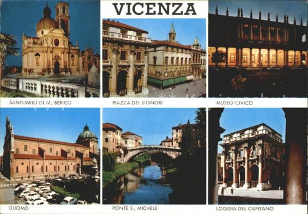 Vicenza Santuario M. Berico Piazza dei Signori