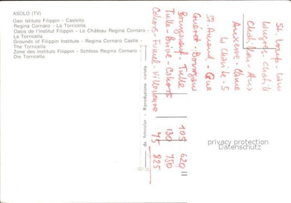 Asolo Treviso Institut Filippin Schloss Regina Cornar – Bild 2