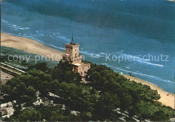 Silvi Marina Cerrano Turm Fliegeraufnahme