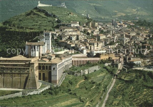 Assisi Umbria Fliegeraufnahme