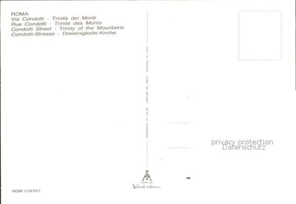 Roma Rom Condotti-Strasse Dreieinigkeits-Kirche – Bild 2