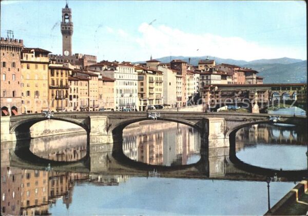 Firenze Florenz H. Dreieinigkeits Brücke