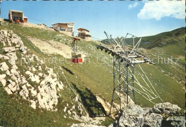 Malcesine Lago di Garda Drahtseilbahn Monte Baldo