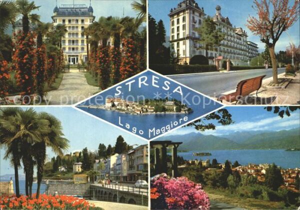 Stresa Lago Maggiore Gebäude Brücke