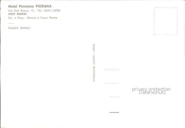 Rimini Hotel Pensione Fiorana – Bild 2