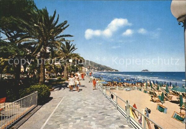 ALASSIO Savona Liguria IT Promenade