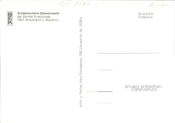 Birkendorf Kinderkurheim Schwarzwald – Bild 2