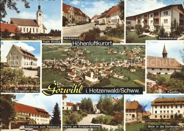 Goerwihl Evangelische Kapelle Kriegerdenkmal Mar
