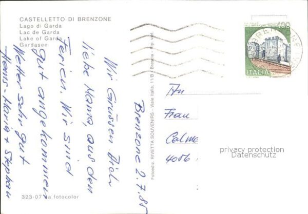Castelletto Lago di Garda Hafen Partie in der Altstsdt – Bild 2