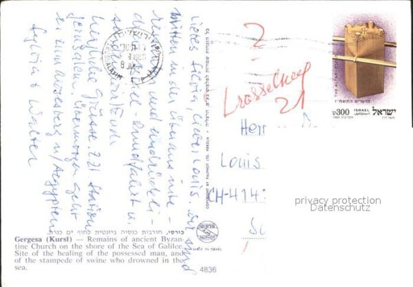 Jerusalem Yerushalayim Gergesa Kursi – Bild 2