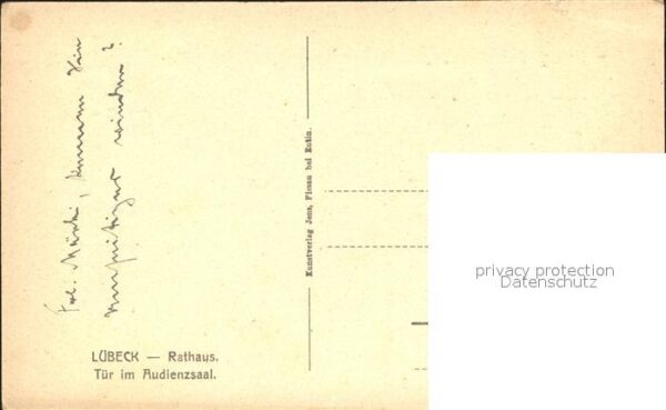 Luebeck Rathaus Tür im Audienzsaal – Bild 2