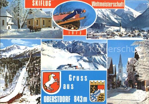 Oberstdorf Skiflug Weltmeisterschaft 1973 Schanze