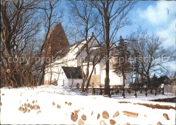 Sylt Winterliche Sankt Severin Kirche