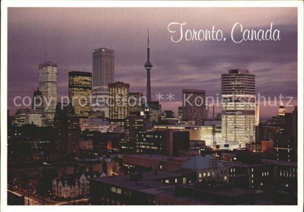 Toronto Canada Skyline bei Nacht