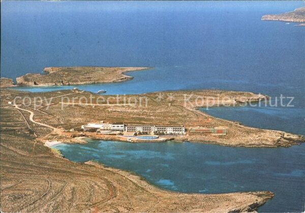Comino Island Fliegeraufnahme