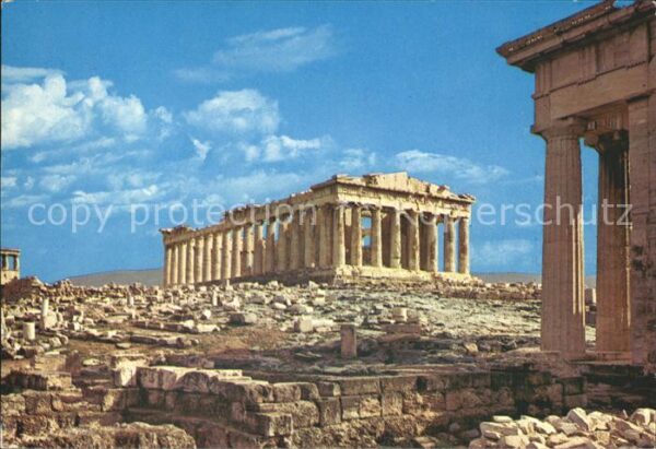 Athen Griechenland Der Parthenon