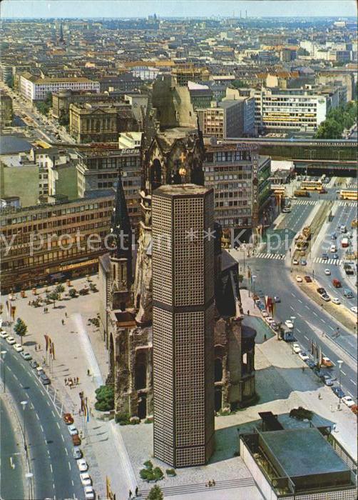 Berlin Charlottenburg Gedächtniskirche und Bah