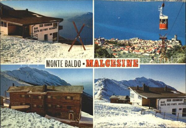 Malcesine Lago di Garda Seilbahn Mote Baldo