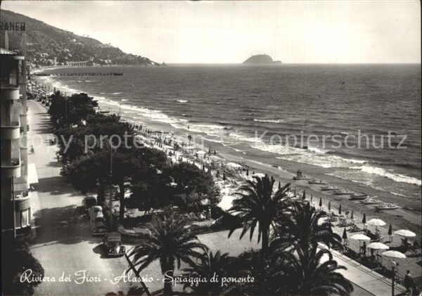 ALASSIO Savona Liguria IT Strandpromenade