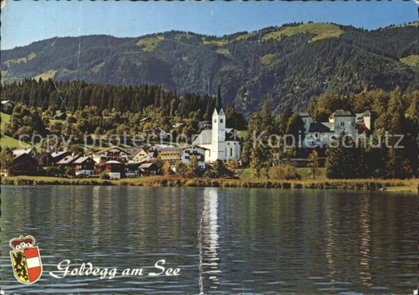 Goldegg Vom See aus gesehen
