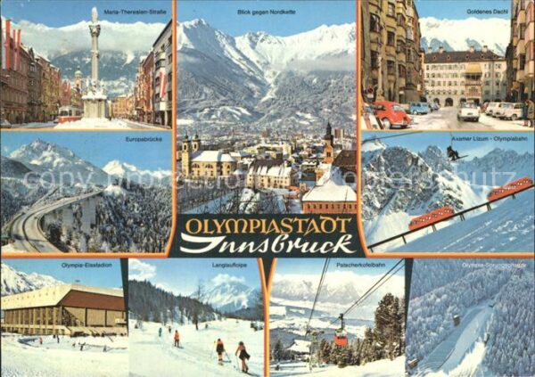 Innsbruck Europabrücke Goldenes Dachl Olympia- Ei