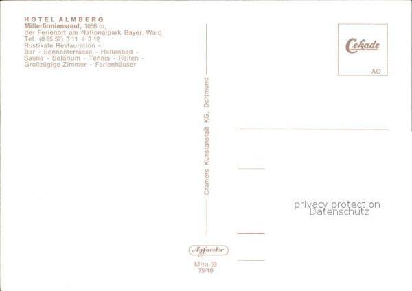 Mitterfirmiansreut Hotel Almberg – Bild 2